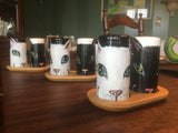Hand-Painted Kitty Porcelain Salt & Pepper Shakers