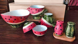 Watermelon Collection: Hand painted Porcelain