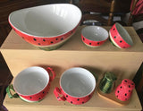Watermelon Collection: Hand painted Porcelain
