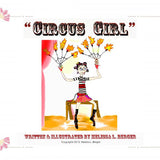 "Circus Girl" SET #2 - BOOK with Handmade ART DOLL!