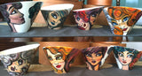 "Maidens & Masquerades": New Faces Bowl Collection (Large)
