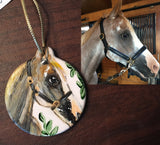 CUSTOM Ornaments: Hand-painted Hanging Porcelain