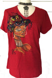 The Artful Woman: Hand-Painted Women's Tee Shirt Collection
