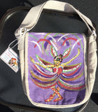 Hand-Painted Canvas Messenger Bags