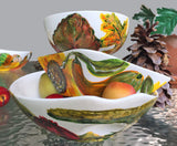 AUTUMN & THANKSGIVING COLLECTION: Hand-Painted Porcelain Holiday DECOR