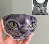 Custom Art Bowls: 2 Sizes... Hand-painted Porcelain, Personalized