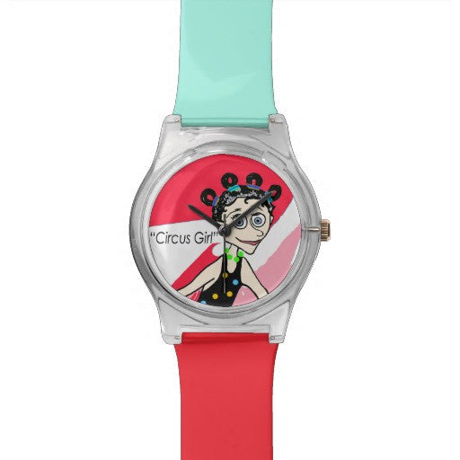 "CIRCUS GIRL" - Custom 2-Tone Wrist Watch