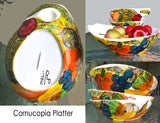 AUTUMN & THANKSGIVING COLLECTION: Hand-Painted Porcelain Holiday DECOR