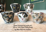 Custom Art Bowls: 2 Sizes... Hand-painted Porcelain, Personalized