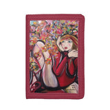 Colorful Nylon Wallets with Original Unique Paintings on Covers, Women